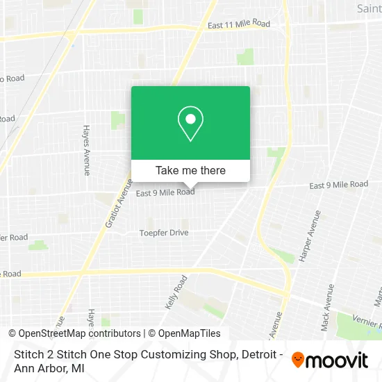 Stitch 2 Stitch One Stop Customizing Shop map