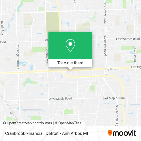 Cranbrook Financial map