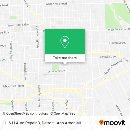 H & H Auto Repair 3 map
