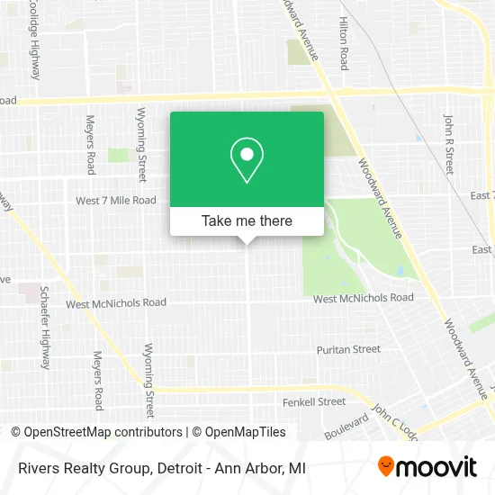 Rivers Realty Group map