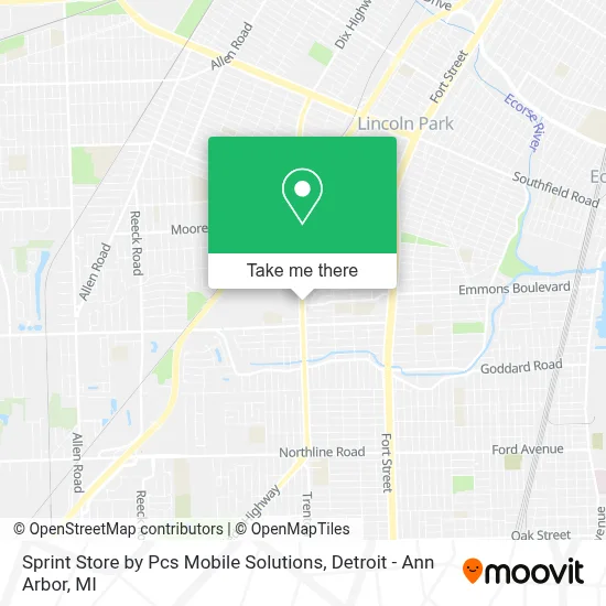 Sprint Store by Pcs Mobile Solutions map