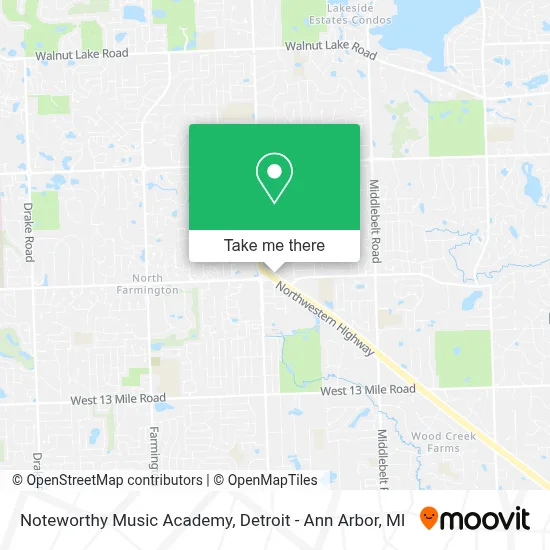 Noteworthy Music Academy map