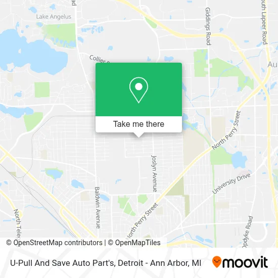 U-Pull And Save Auto Part's map