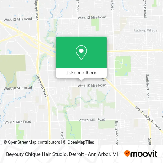 Beyouty Chique Hair Studio map
