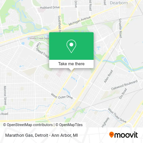 Marathon Gas map