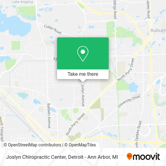 Joslyn Chiropractic Center map