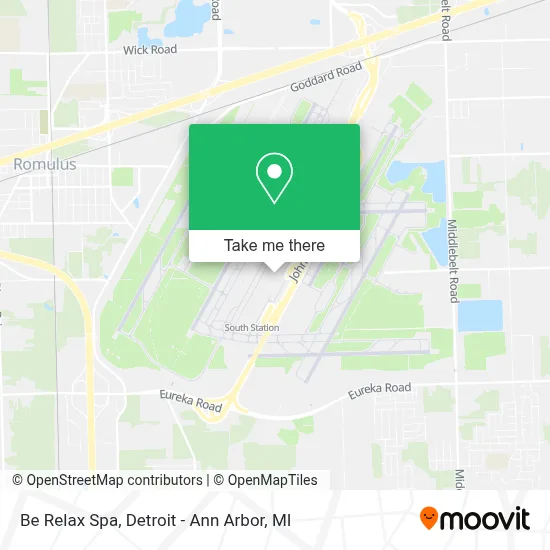 Be Relax Spa map