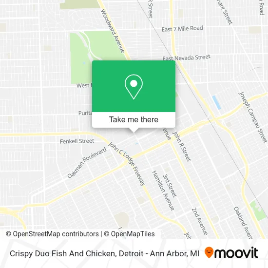Crispy Duo Fish And Chicken map