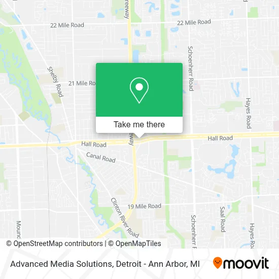 Advanced Media Solutions map