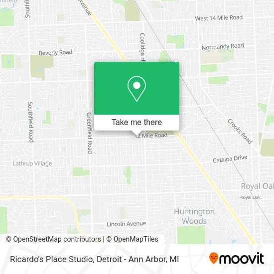 Ricardo's Place Studio map