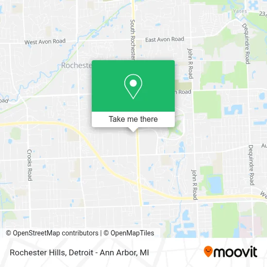 Rochester Hills map