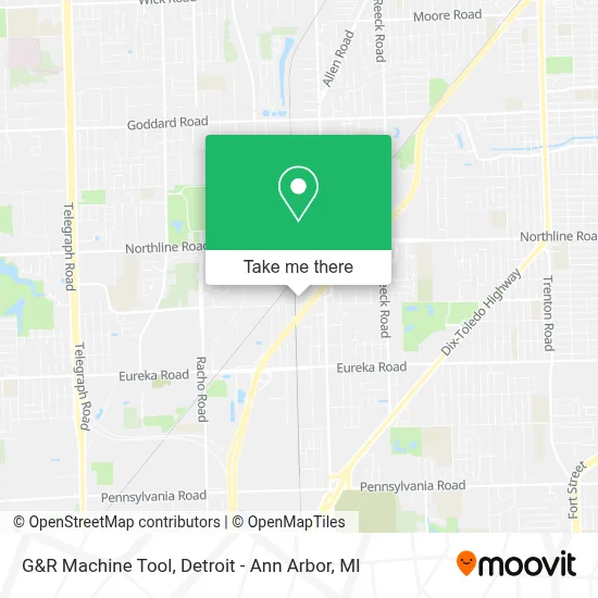 G&R Machine Tool map