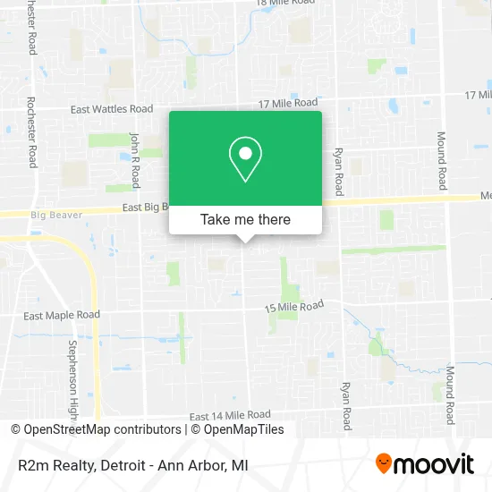 R2m Realty map