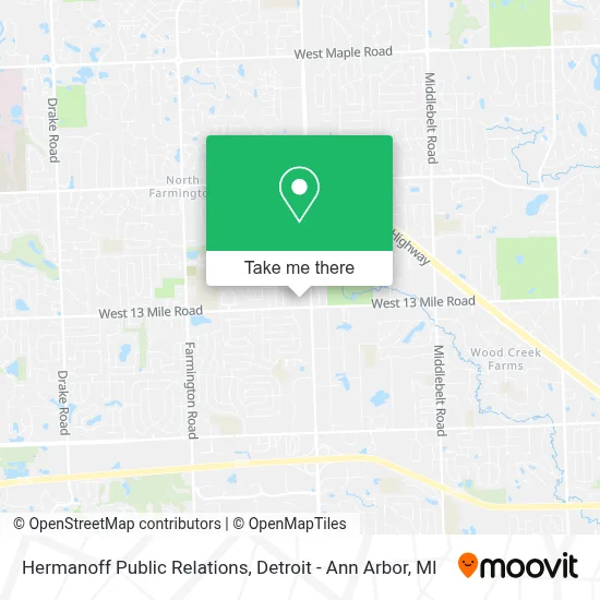 Hermanoff Public Relations map