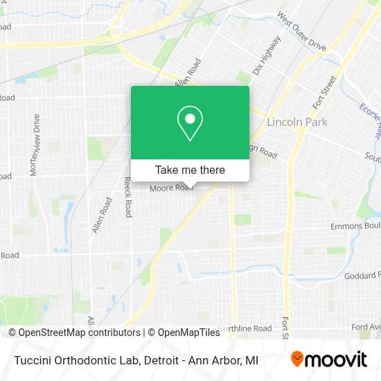 Tuccini Orthodontic Lab map