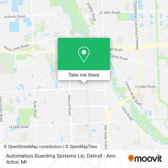 Automation Guarding Systems Llc map