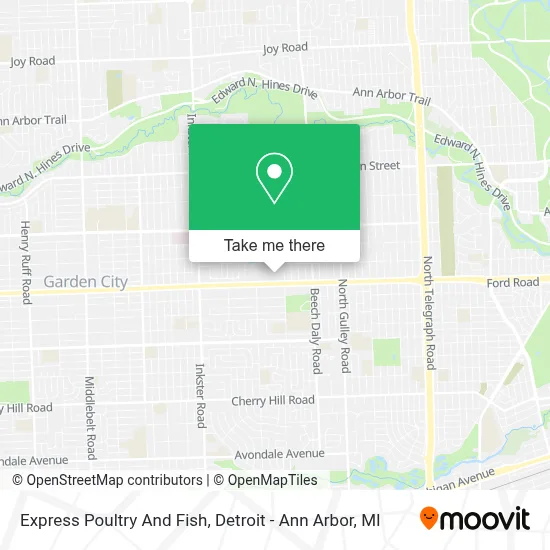 Express Poultry And Fish map