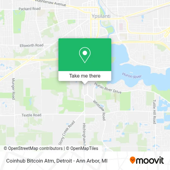 Coinhub Bitcoin Atm map