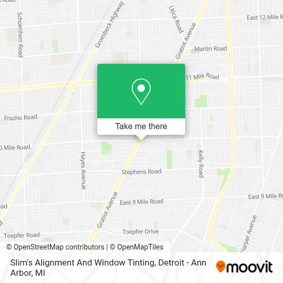 Slim's Alignment And Window Tinting map