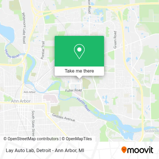 Lay Auto Lab map