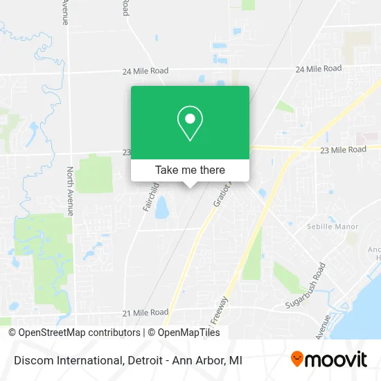 Discom International map