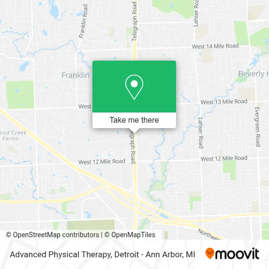 Advanced Physical Therapy map