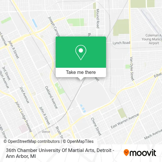 36th Chamber University Of Martial Arts map
