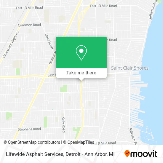 Lifewide Asphalt Services map