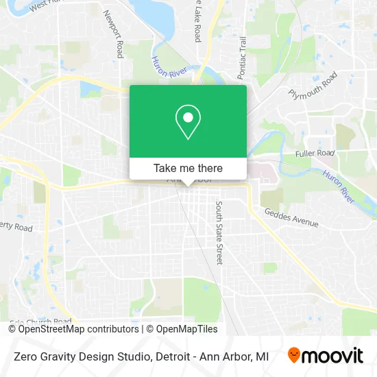 Zero Gravity Design Studio map