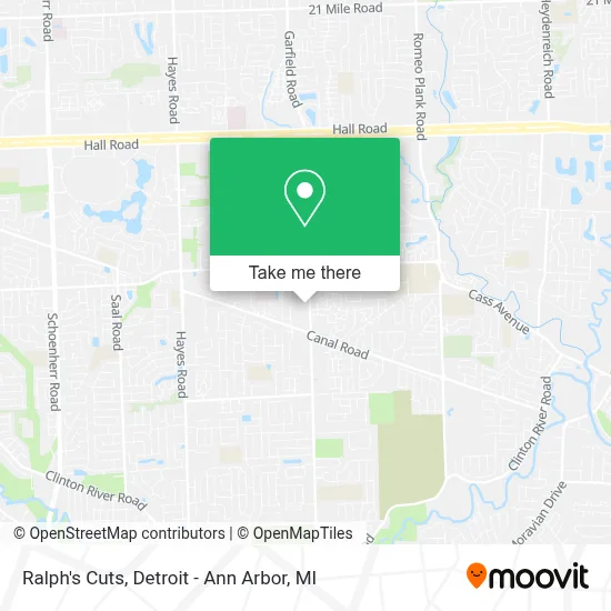 Ralph's Cuts map