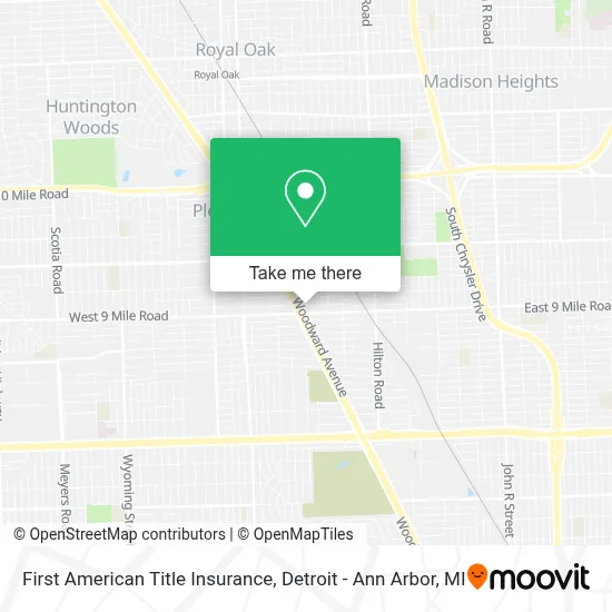 First American Title Insurance map