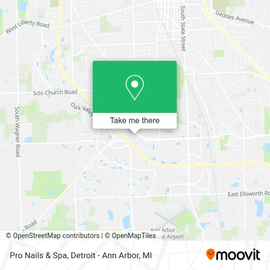 Pro Nails & Spa map