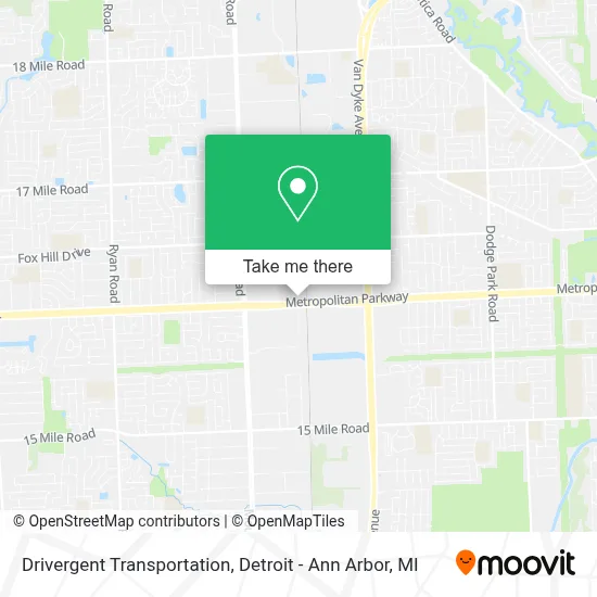 Drivergent Transportation map