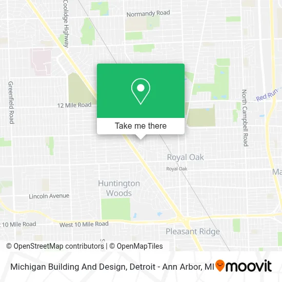Michigan Building And Design map