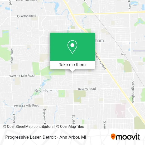 Progressive Laser map