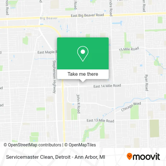 Servicemaster Clean map