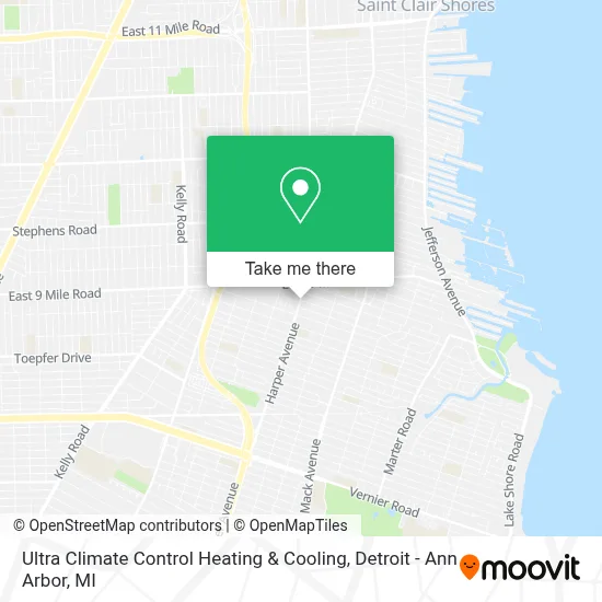 Ultra Climate Control Heating & Cooling map