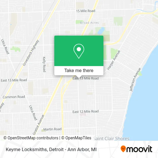 Keyme Locksmiths map