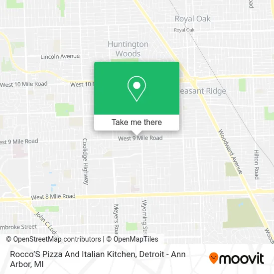 Rocco’S Pizza And Italian Kitchen map