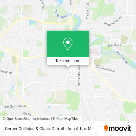 Gerber Collision & Glass map