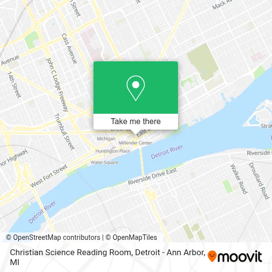 Christian Science Reading Room map