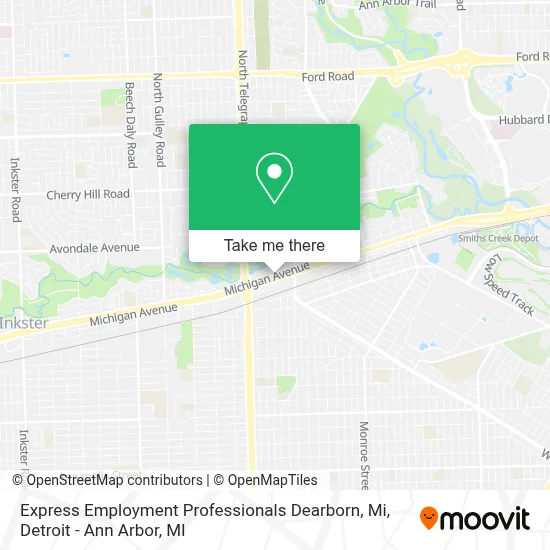 Express Employment Professionals Dearborn, Mi map
