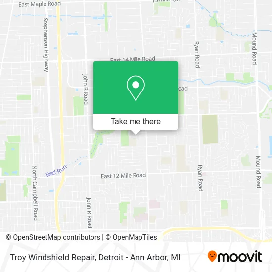 Troy Windshield Repair map