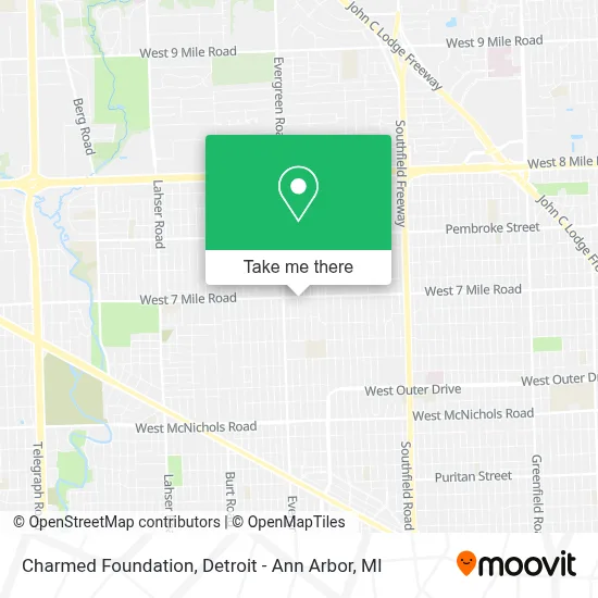 Charmed Foundation map