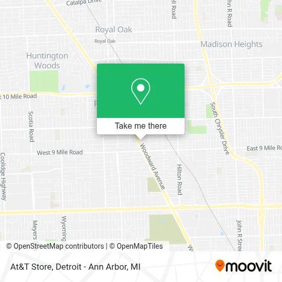 At&T Store map