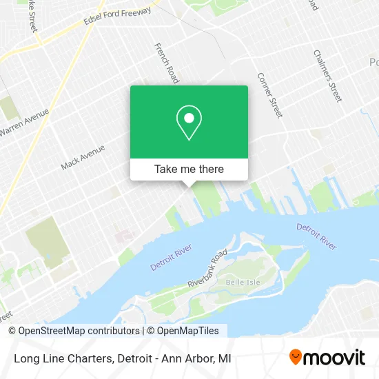 Long Line Charters map
