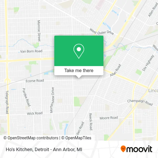 Ho's Kitchen map