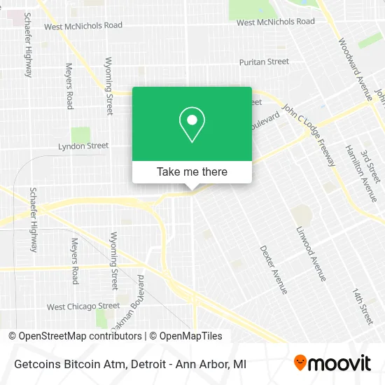 Getcoins Bitcoin Atm map