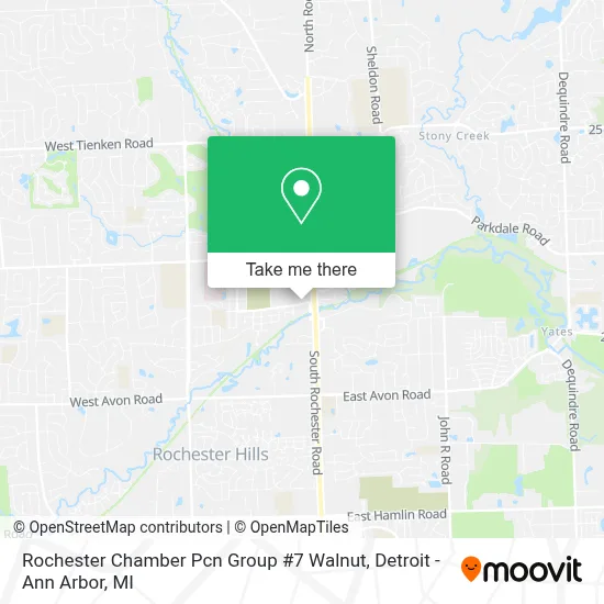 Rochester Chamber Pcn Group #7 Walnut map