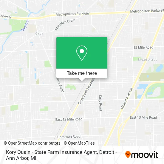 Kory Quain - State Farm Insurance Agent map